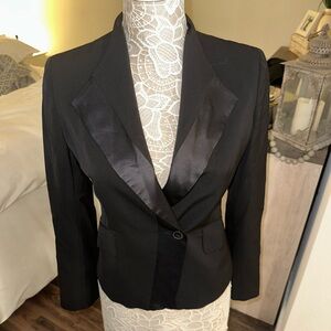 VINTAGE MaxMara Women's Wool Black Suit Jacket